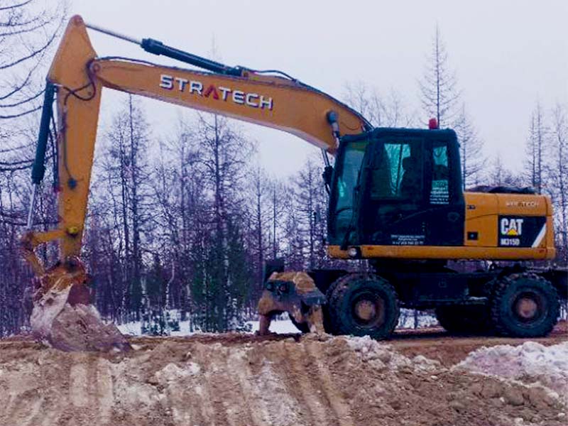 Виды спецтехники для рыхления мерзлого грунта в Москве